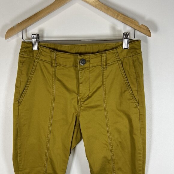 Cabi The Tracker Jogger In Marigold #5504 Pants SZ 2 Women’s Stretch Yellow Gold - Picture 2 of 9